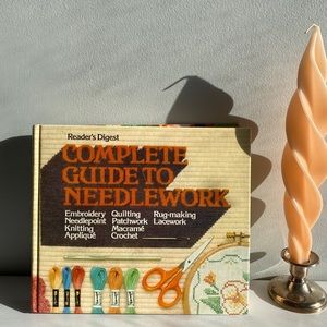Vintage Book-Readers Digest Needle Point